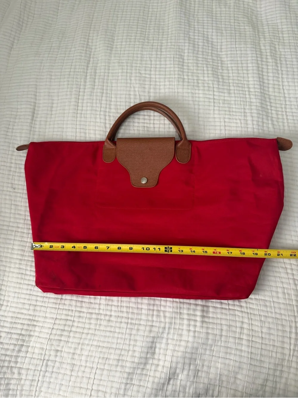 Jo Ann Marie Designs Tote Bag/Purse, Foldable Travel, Red